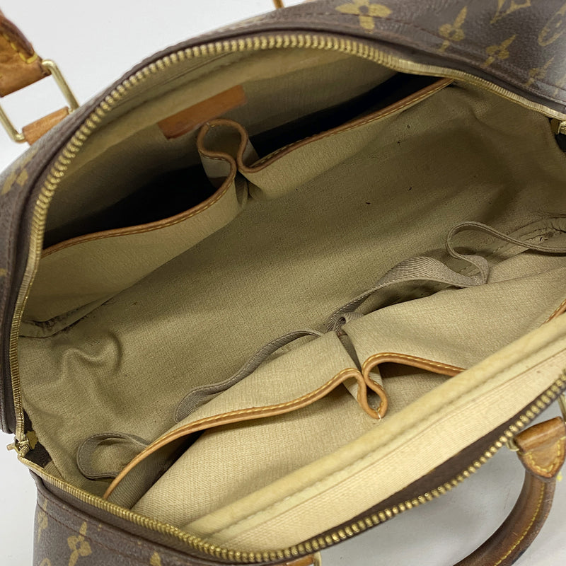 【6kd4447】ルイヴィトン ハンドバッグ モノグラム ドーヴィル M47270 ブラウン【中古】レディース