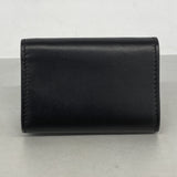 【6kd4458】サルヴァトーレフェラガモ 三つ折り財布 レザー ブラック ゴールド金具【中古】レディース