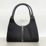 【6kd4469】グッチ ショルダーバッグ ジャッキー 002 1067 ナイロン ブラック シルバー金具【中古】レディース