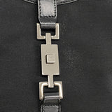 【6kd4469】グッチ ショルダーバッグ ジャッキー 002 1067 ナイロン ブラック シルバー金具【中古】レディース