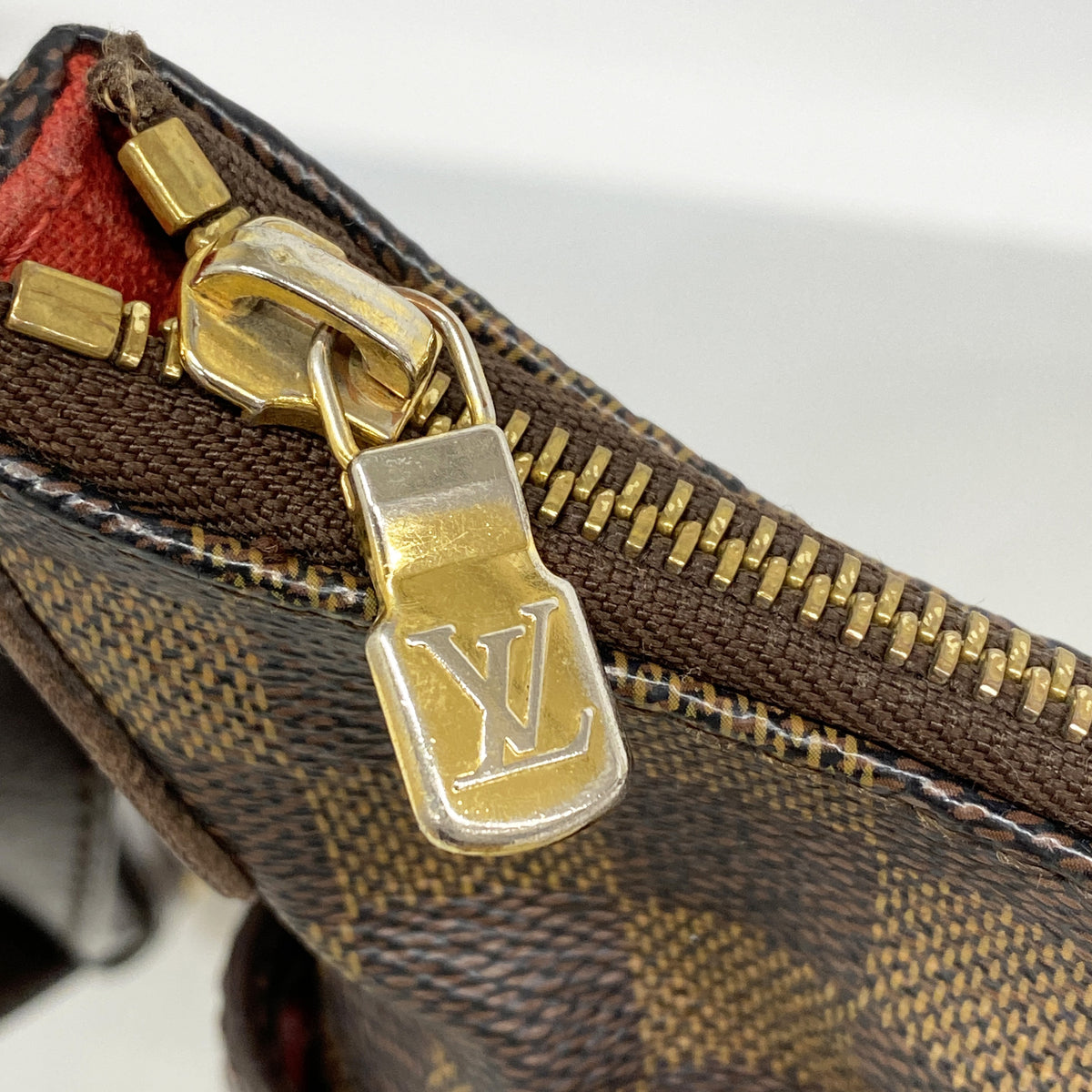 【6kd4473】ルイヴィトン ショルダーバッグ ダミエ ブルームズベリPM N42251 エベヌ【中古】レディース