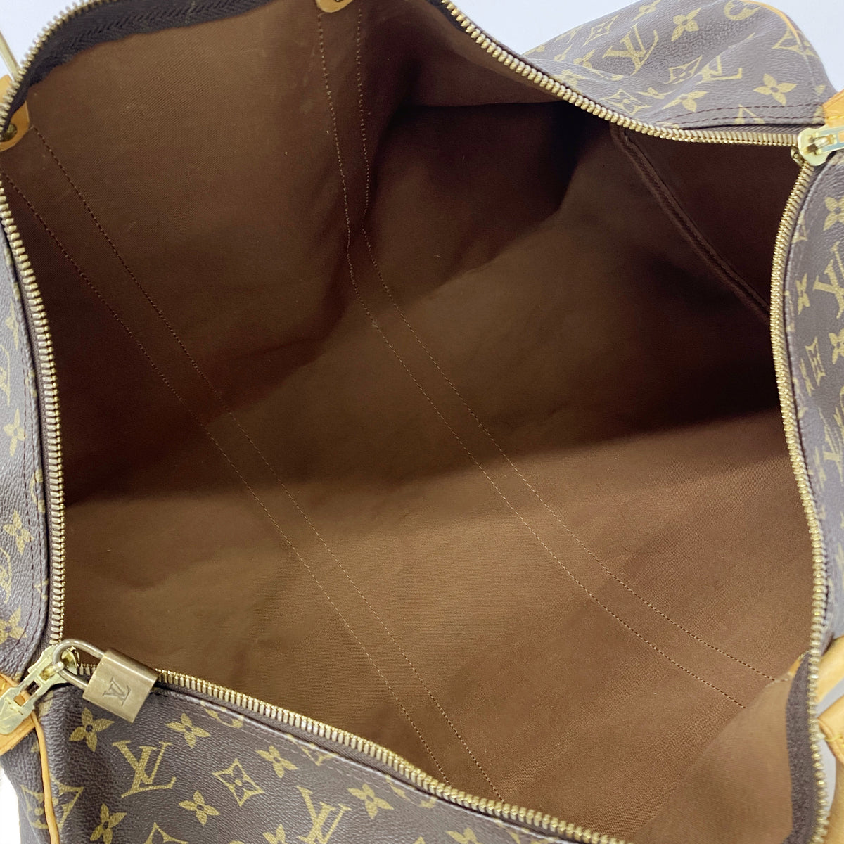 【6kd4479】ルイヴィトン ボストンバッグ モノグラム キーポル55 M41424 ブラウン【中古】メンズ レディース ユニセックス