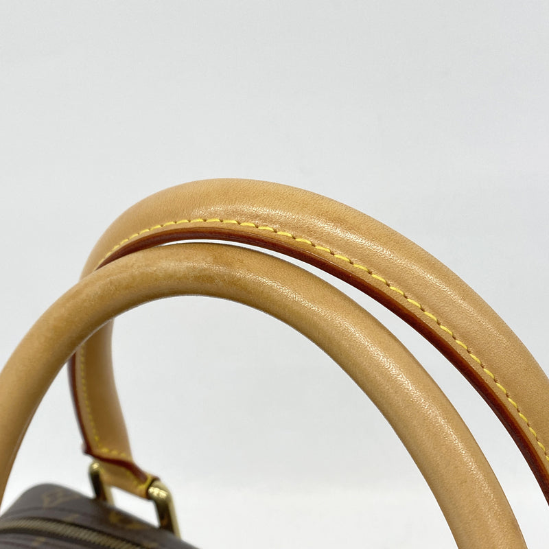【6kd4481】ルイヴィトン ハンドバッグ モノグラム マンハッタンGM M40025 ブラウン【中古】レディース