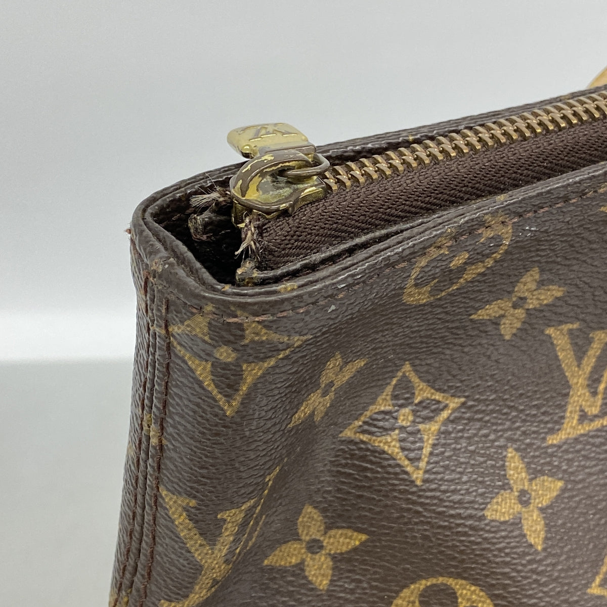 【6kd4498】ルイヴィトン トートバッグ モノグラム カバメゾ M51151 ブラウン【中古】レディース