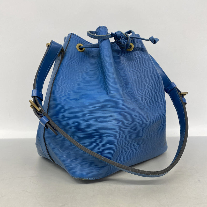 【6kd4501】ルイヴィトン ショルダーバッグ エピ プチノエ M44105 トレドブルー【中古】レディース