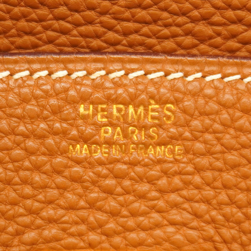 【6kd4516】エルメス ハンドバッグ バーキン30 トゴ ゴールド ゴールド金具 □H刻印【中古】レディース
