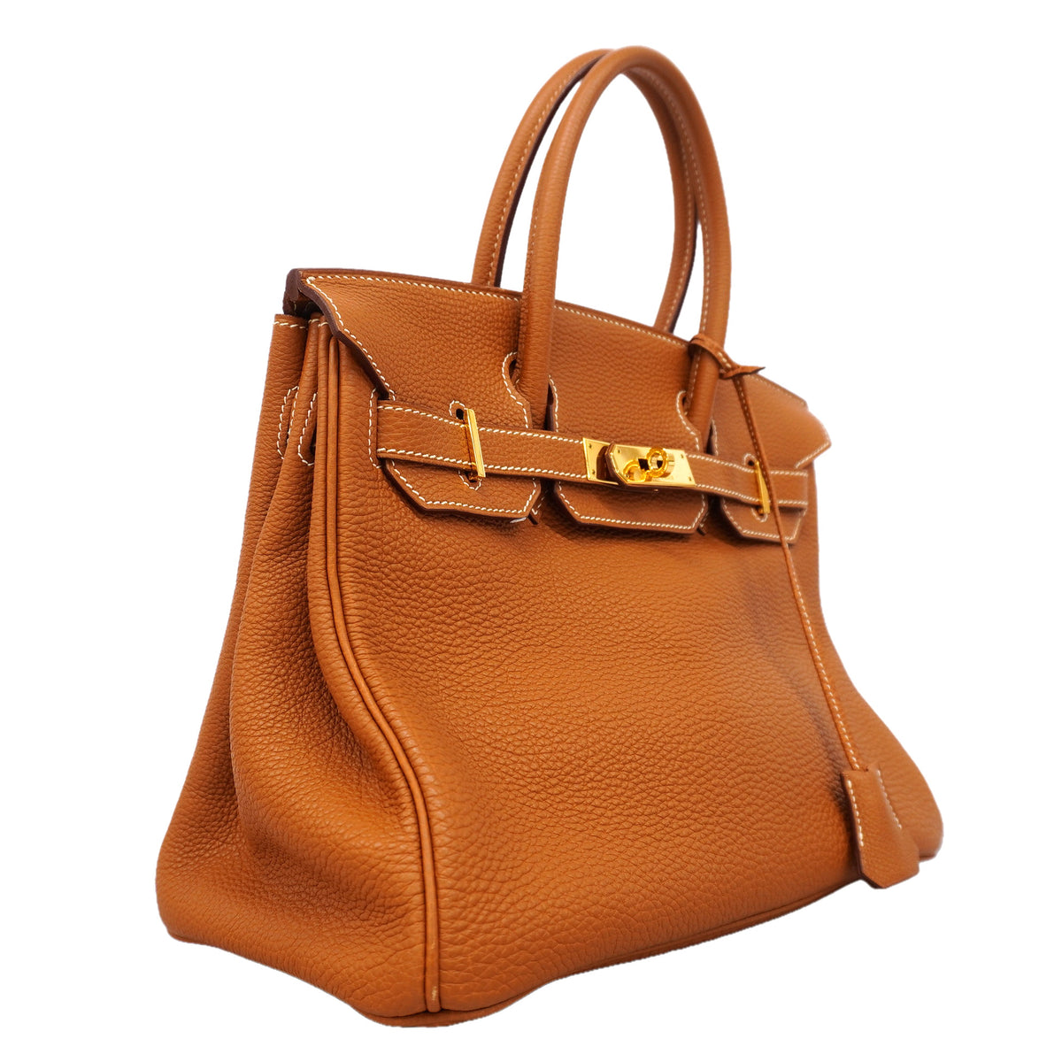 【6kd4516】エルメス ハンドバッグ バーキン30 トゴ ゴールド ゴールド金具 □H刻印【中古】レディース