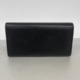 【6kd4536】ルイヴィトン 長財布 エピ ポルトフォイユサラ M63742 ノワール【中古】レディース