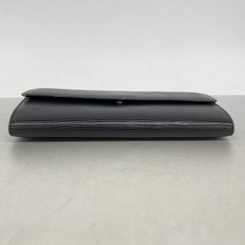【6kd4536】ルイヴィトン 長財布 エピ ポルトフォイユサラ M63742 ノワール【中古】レディース