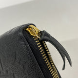【6kd4538】ルイヴィトン 長財布 モノグラム・アンプラント ポルトフォイユクレマンス M60171 ノワール【中古】レディース