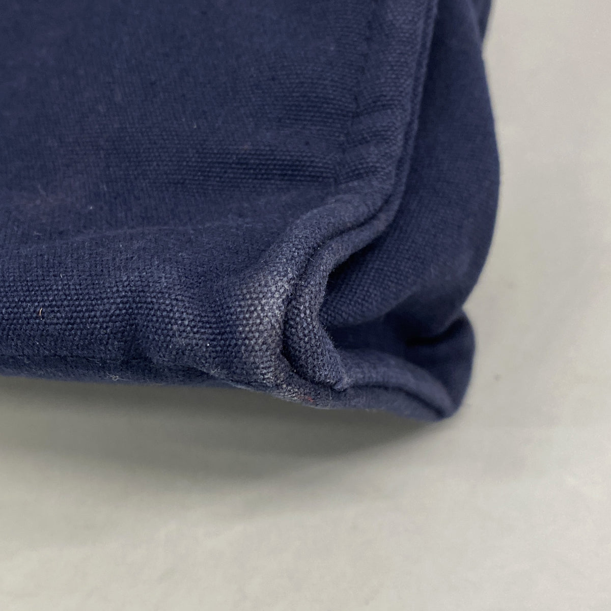 【6kd4542】エルメス トートバッグ フールトゥMM キャンバス ネイビー シルバー金具【中古】メンズ レディース ユニセックス