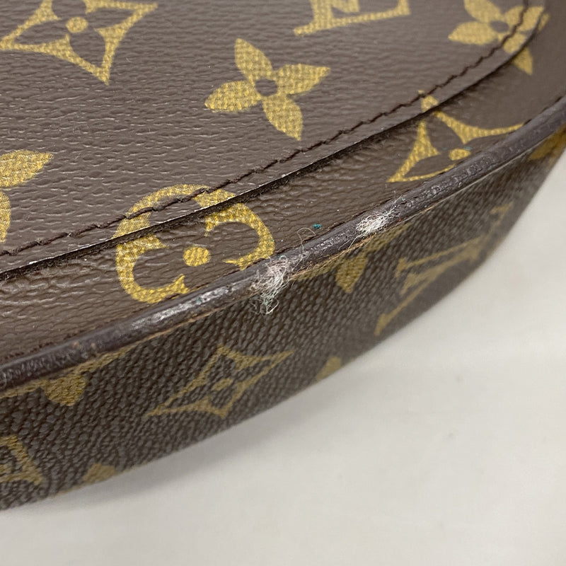 【6kd4544】ルイヴィトン ショルダーバッグ モノグラム ミニサンクルー M51244 ブラウン【中古】レディース