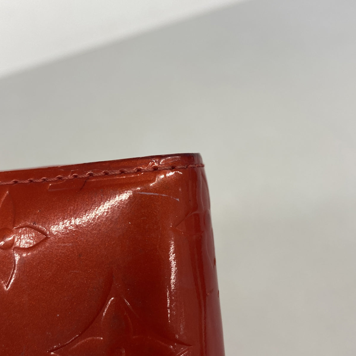 【6kd4551】ルイヴィトン 手帳カバー ヴェルニ アジェンダPM R21003 ルージュ【中古】レディース