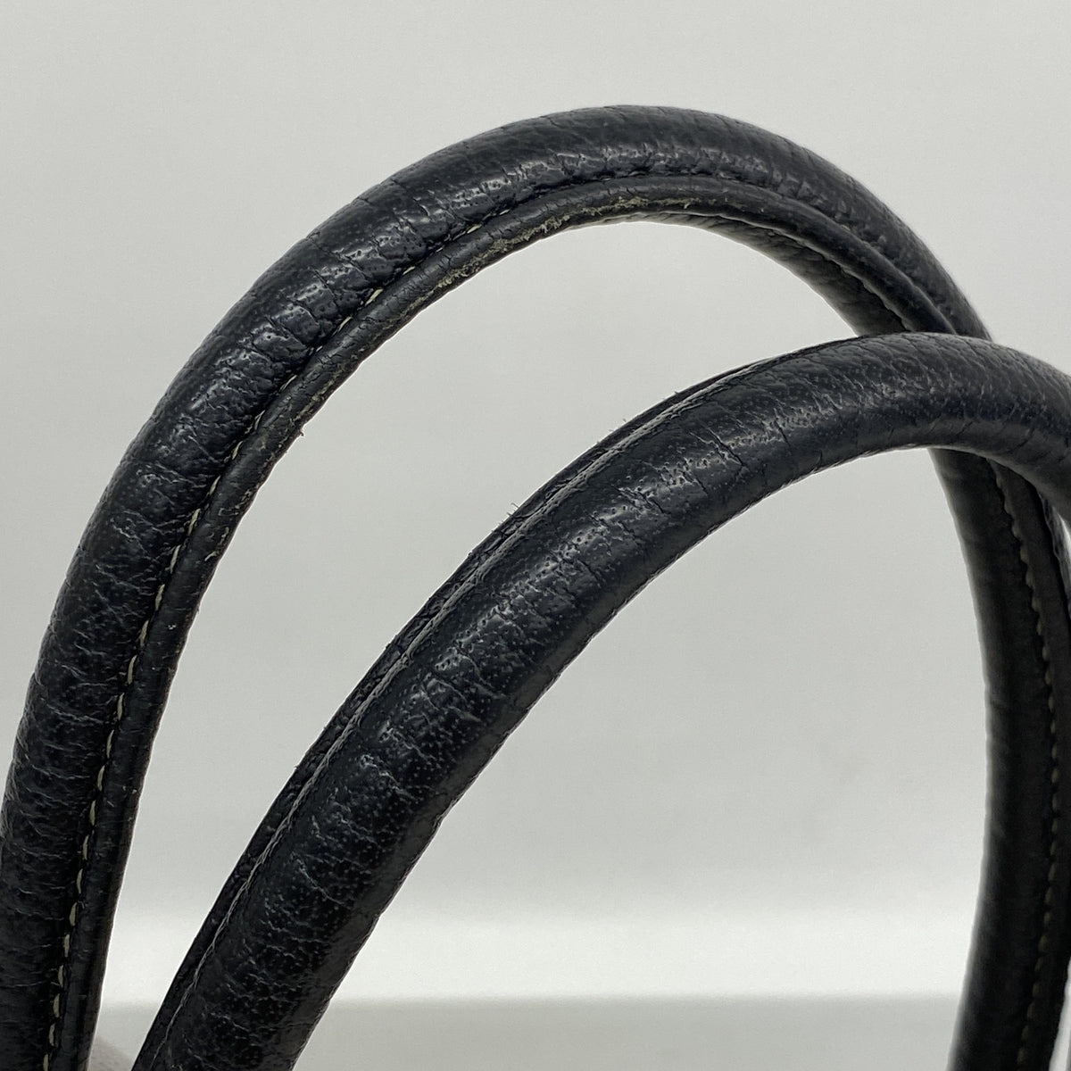 【6kd4564】エルメス トートバッグ ガーデンパーティPM トワルアッシュ ブラック シルバー金具 □J刻印【中古】レディース