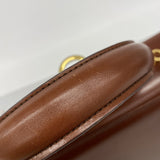 【6kd4575】サルヴァトーレフェラガモ ハンドバッグ ガンチーニ レザー ブラウン ゴールド金具 2wayバッグ【中古】レディース
