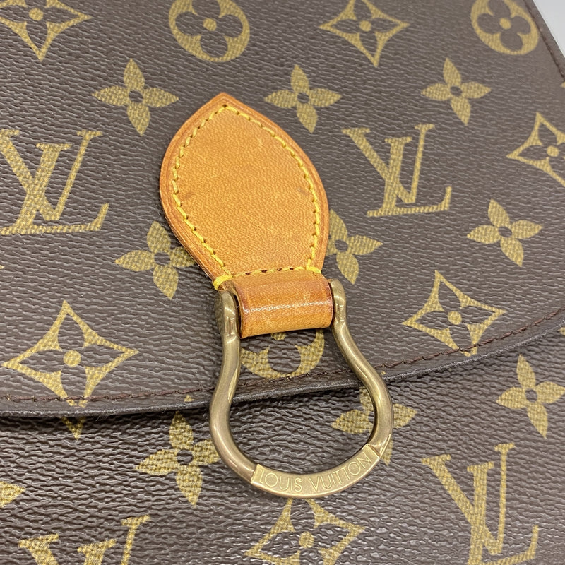 【6kd4586】ルイヴィトン ショルダーバッグ モノグラム サンクルーMM M51243 ブラウン【中古】レディース