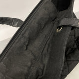 【6kd4593】シャネル トートバッグ パリビアリッツ キャンバス ブラック シルバー金具【中古】レディース