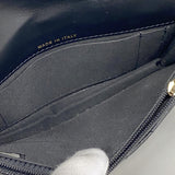【6kd4595】シャネル ショルダーバッグ マトラッセ ラムスキン ブラック シャンパンゴールド金具【中古】レディース