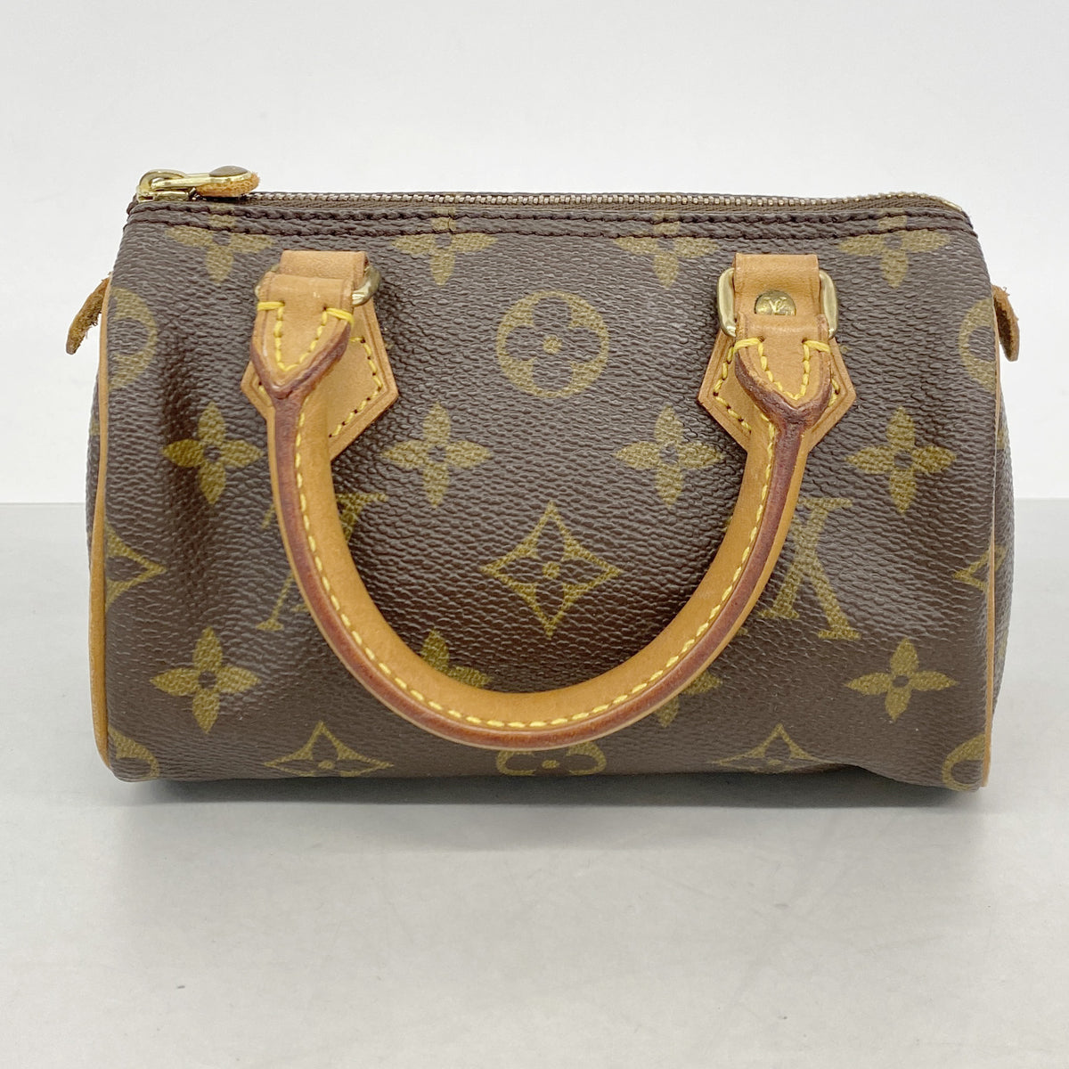 【6kd4597】ルイヴィトン ハンドバッグ モノグラム ミニスピーディ M41534 ブラウン【中古】レディース