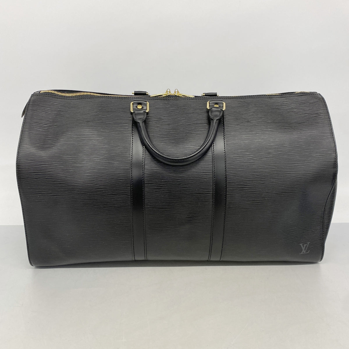 【6kd4599】ルイヴィトン ボストンバッグ エピ キーポル50 M42962 ノワール【中古】メンズ レディース ユニセックス
