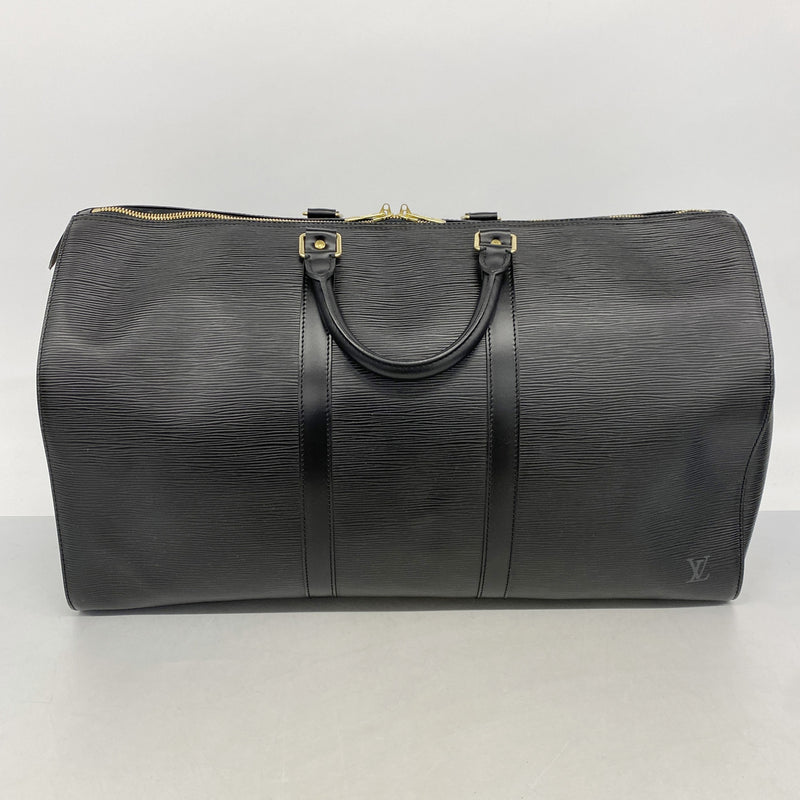【6kd4599】ルイヴィトン ボストンバッグ エピ キーポル50 M42962 ノワール【中古】メンズ レディース ユニセックス