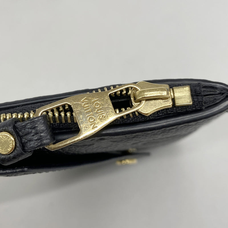 【6kd4602】ルイヴィトン コインケース モノグラム・アンプラント ポルトカルトレクトヴェルソ M69421 ノワール【中古】メンズ レディース ユニセックス
