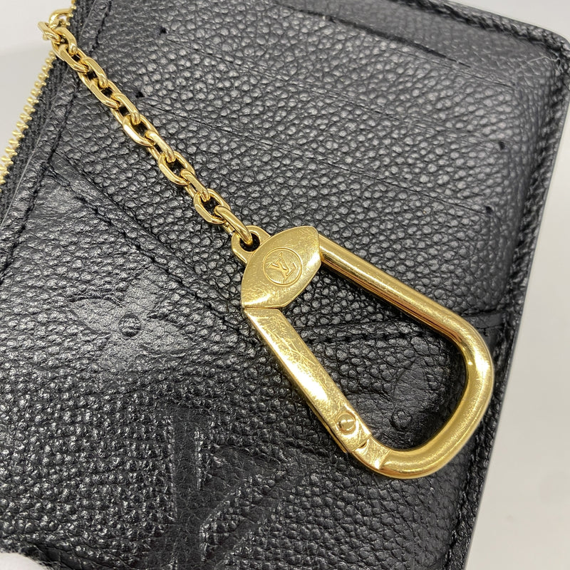 【6kd4602】ルイヴィトン コインケース モノグラム・アンプラント ポルトカルトレクトヴェルソ M69421 ノワール【中古】メンズ レディース ユニセックス