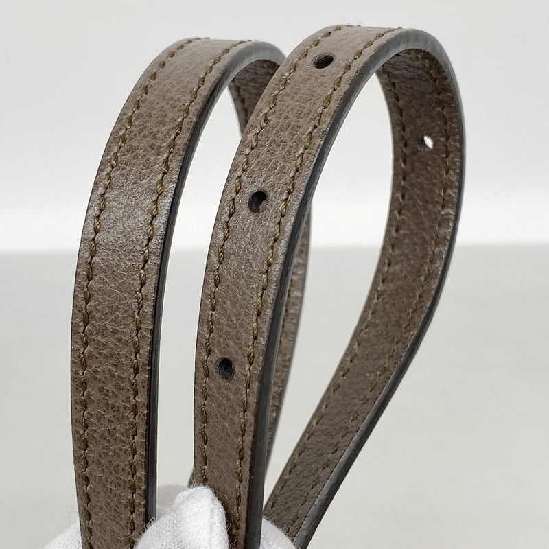 【6kd4617】グッチ ショルダーバッグ オフィディア 499621 PVC ブラウン ゴールド金具【中古】レディース