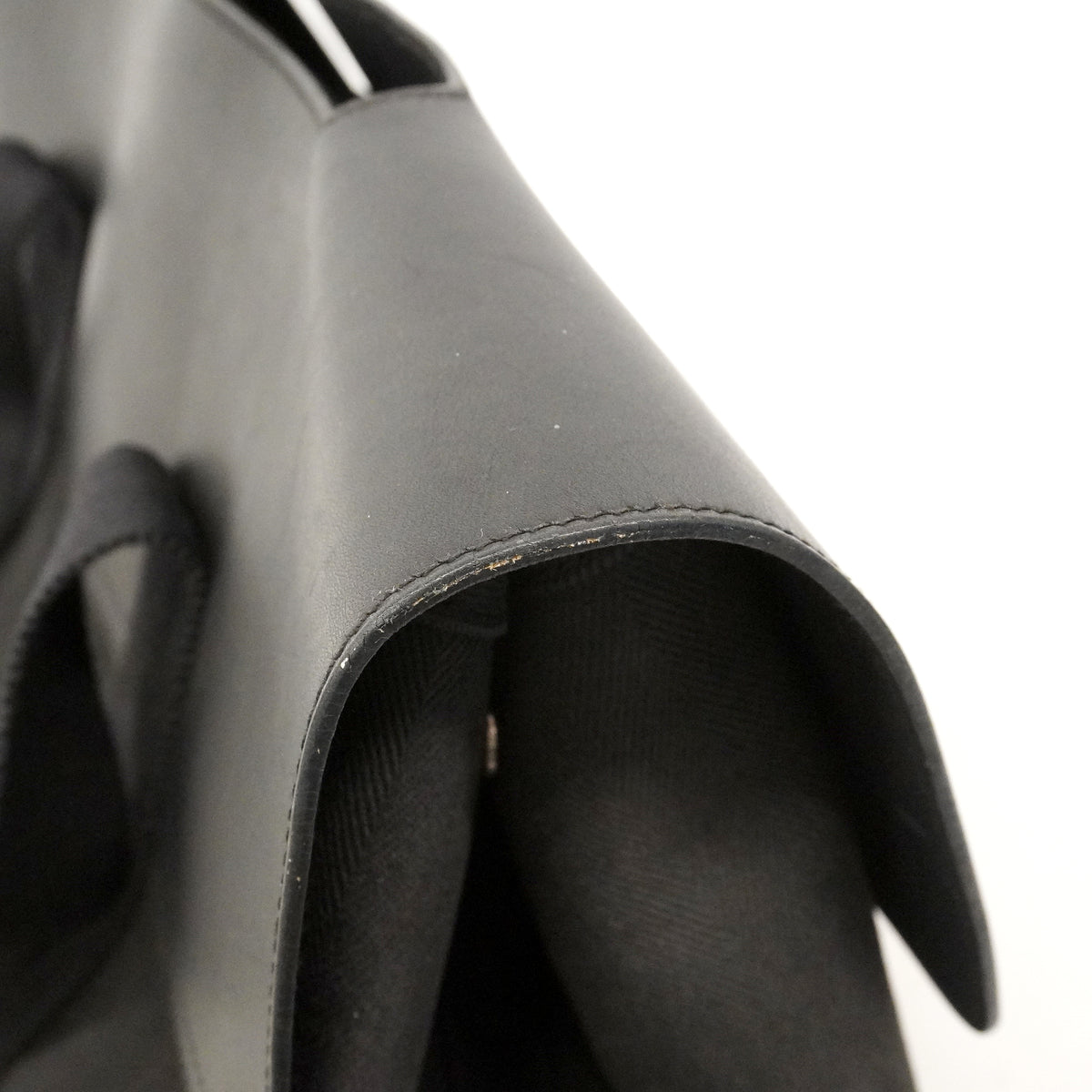 【6kd4629】エルメス トートバッグ ヴァルパラインMM トワルシェブロン ブラック シルバー金具【中古】メンズ レディース ユニセックス