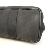 【6kd4629】エルメス トートバッグ ヴァルパラインMM トワルシェブロン ブラック シルバー金具【中古】メンズ レディース ユニセックス