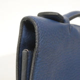 【6kd4630】エルメス ブリーフケース サックアデペッシュ27 トリヨンクレマンス ブルーブライトン シルバー金具 □J刻印【中古】メンズ