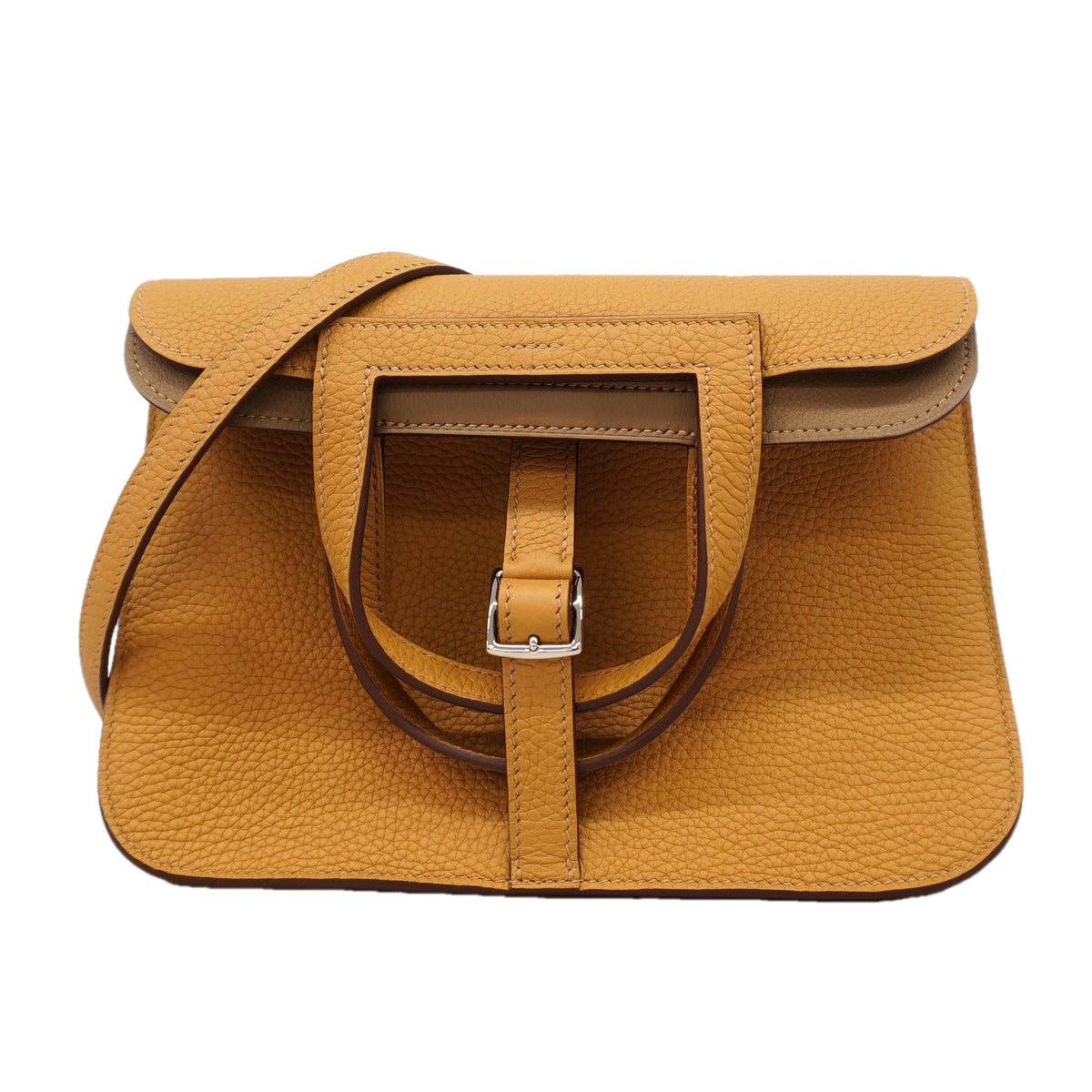 【6kd4638】エルメス ハンドバッグ アルザン25 トリヨンクレマンス セサミ シルバー金具 Z刻印【中古】レディース