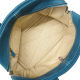 【6kd4640】エルメス トートバッグ ヴィクトリア35 トリヨンクレマンス ブルージーン シルバー金具 □O刻印【中古】レディース
