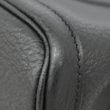 【6kd4652】エルメス トートバッグ ガーデンパーティPM カントリー ブラック シルバー金具 T刻印【中古】レディース