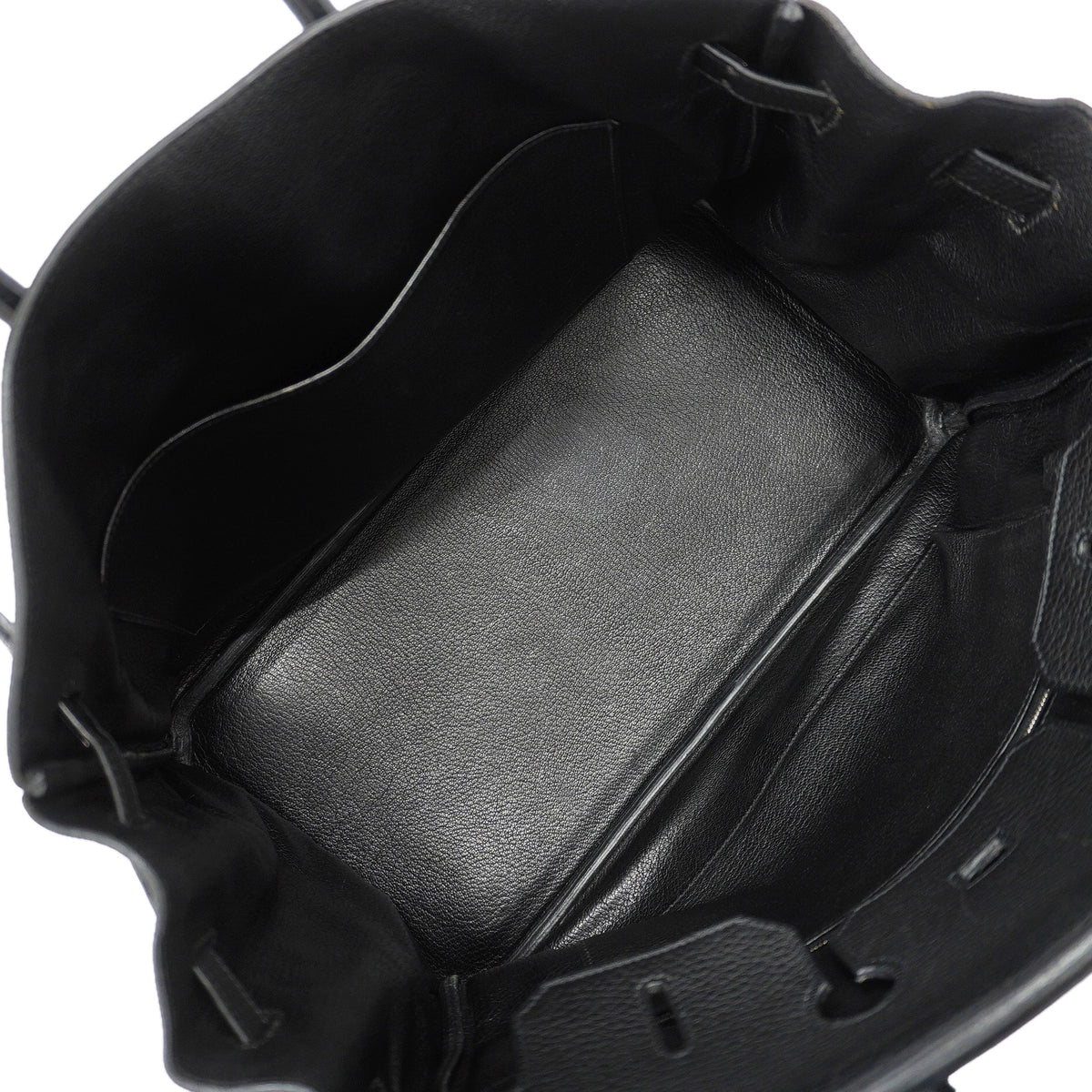 【6kd4653】エルメス ハンドバッグ バーキン35 トゴ ブラック シルバー金具 □M刻印【中古】レディース