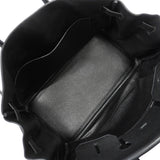 【6kd4653】エルメス ハンドバッグ バーキン35 トゴ ブラック シルバー金具 □M刻印【中古】レディース
