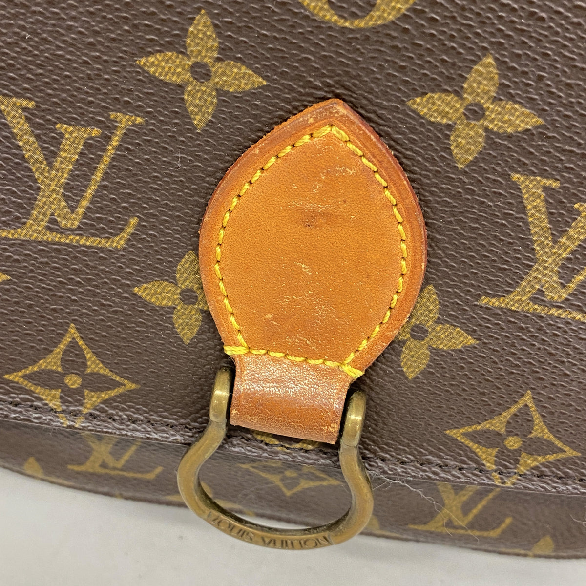 【6kd4662】ルイヴィトン ショルダーバッグ モノグラム サンクルーMM M51243 ブラウン【中古】レディース