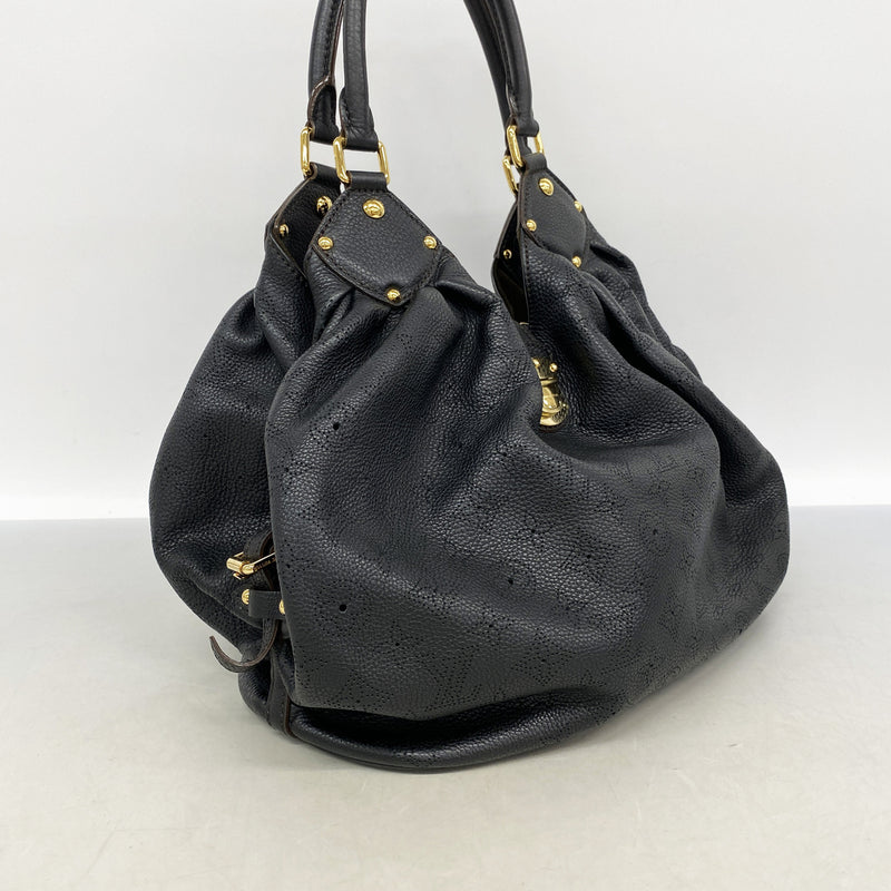 【6kd4671】ルイヴィトン トートバッグ マヒナ L M95765 ノワール【中古】レディース