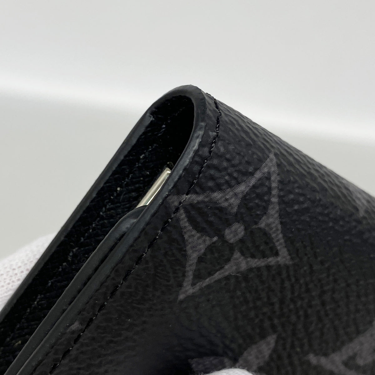 【6kd4680】ルイヴィトン キーケース モノグラム・エクリプス ミュルティクレ6 M82603 ブラック【中古】メンズ