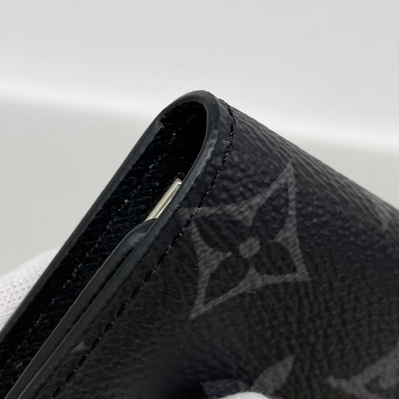 【6kd4680】ルイヴィトン キーケース モノグラム・エクリプス ミュルティクレ6 M82603 ブラック【中古】メンズ