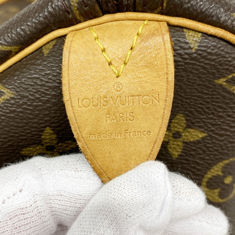 【6kd4681】ルイヴィトン ボストンバッグ モノグラム キーポル55 M41424 ブラウン【中古】メンズ レディース ユニセックス