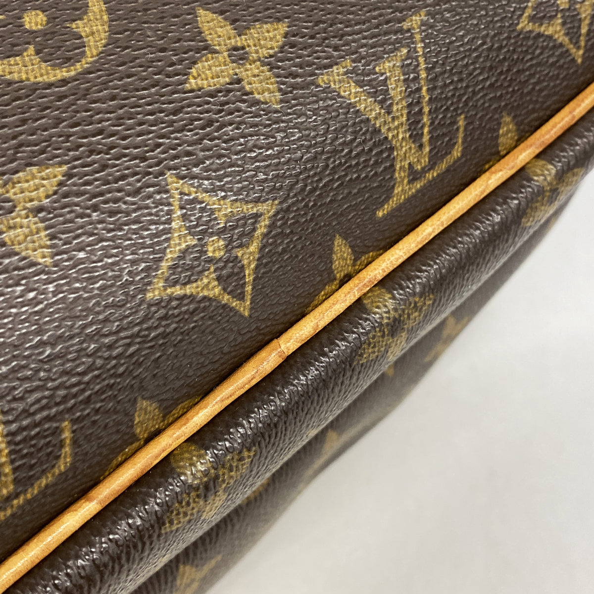 【6kd4684】ルイヴィトン ショルダーバッグ モノグラム リポーターPM M45254 ブラウン【中古】レディース