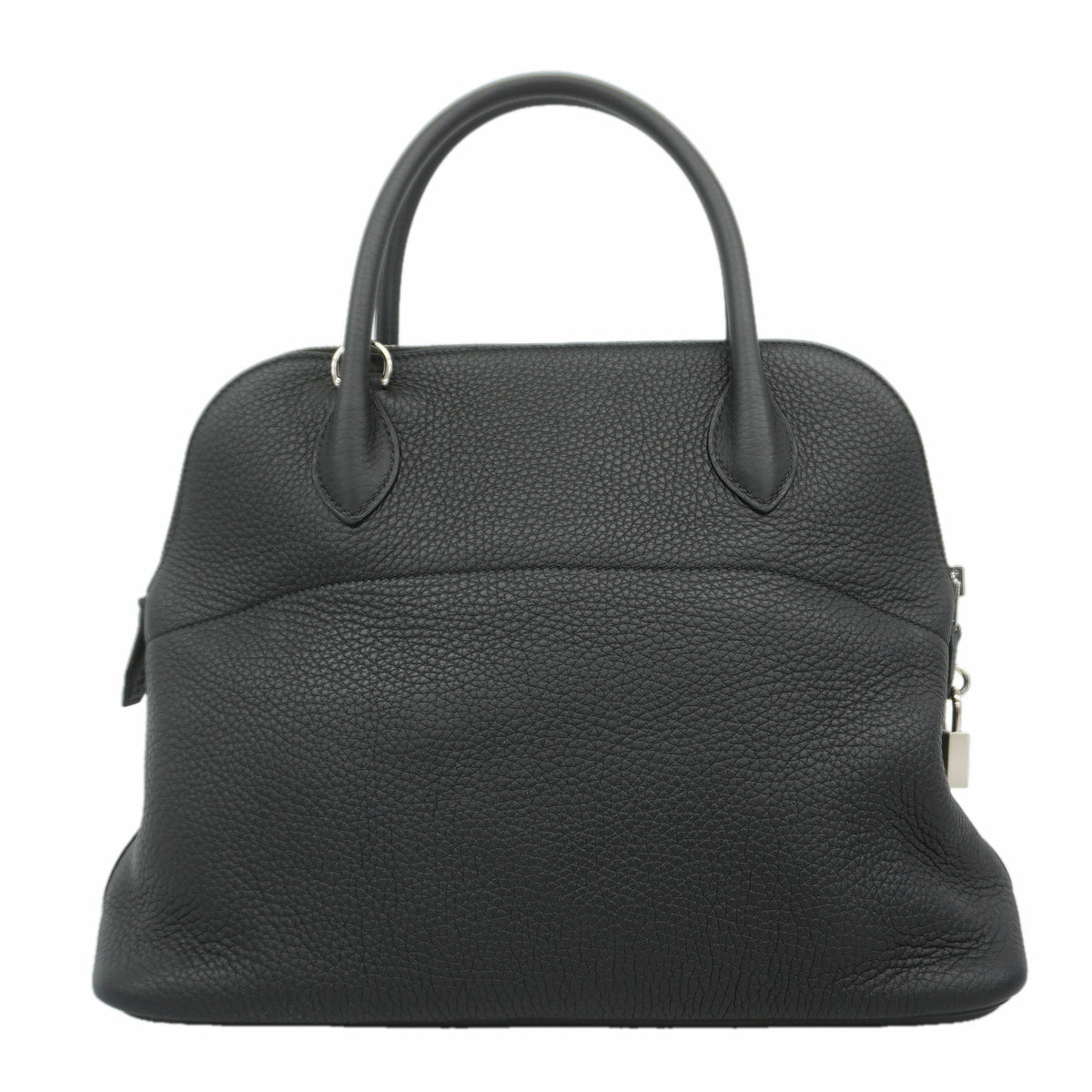 【6kd4692】エルメス ハンドバッグ ボリード31 トリヨンクレマンス ブラック シルバー金具 C刻印 2wayバッグ【中古】レディース
