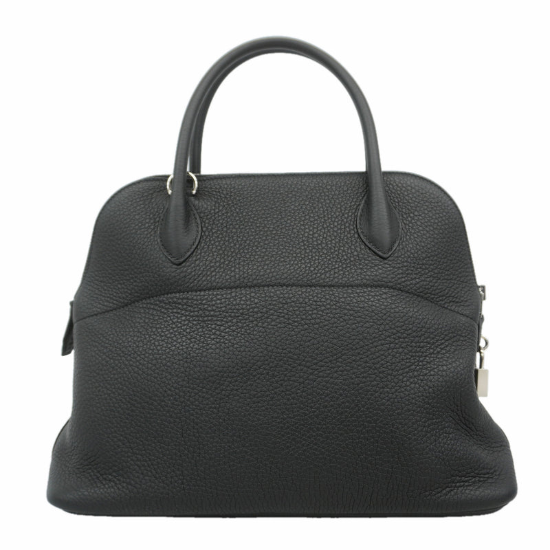【6kd4692】エルメス ハンドバッグ ボリード31 トリヨンクレマンス ブラック シルバー金具 C刻印 2wayバッグ【中古】レディース