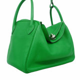 【6kd4696】エルメス ハンドバッグ リンディ30 トリヨンクレマンス バンブー シルバー金具 □R刻印 2wayバッグ【中古】レディース