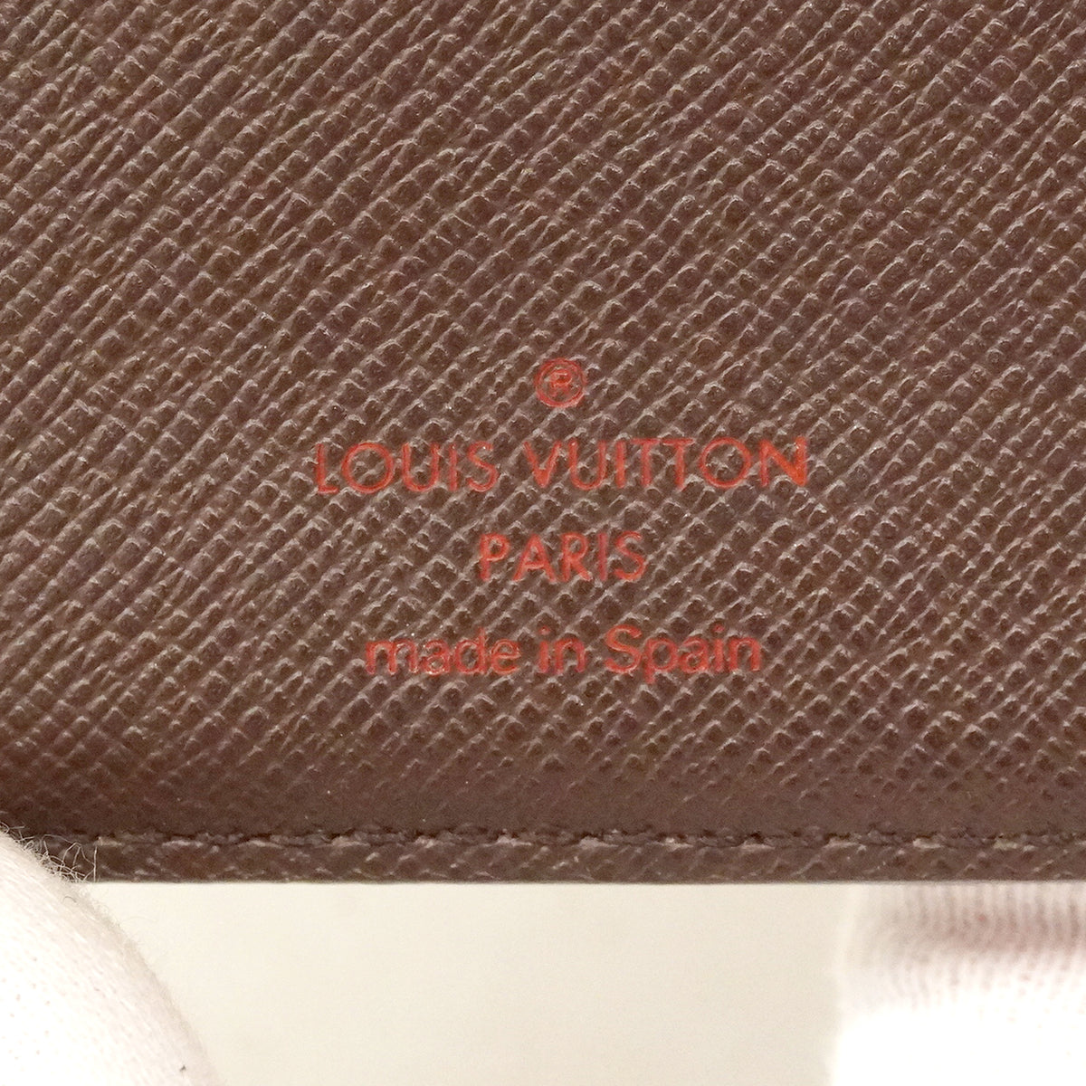 【6kd4717】ルイヴィトン 財布 ダミエ ポルトビエカルトクレディモネ N61665 エベヌ【中古】メンズ