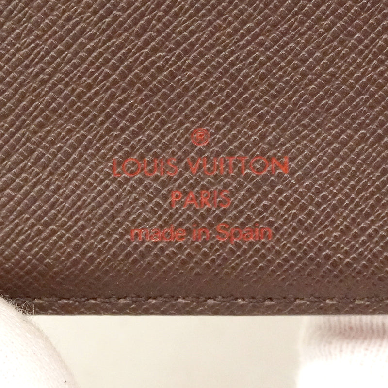 【6kd4717】ルイヴィトン 財布 ダミエ ポルトビエカルトクレディモネ N61665 エベヌ【中古】メンズ