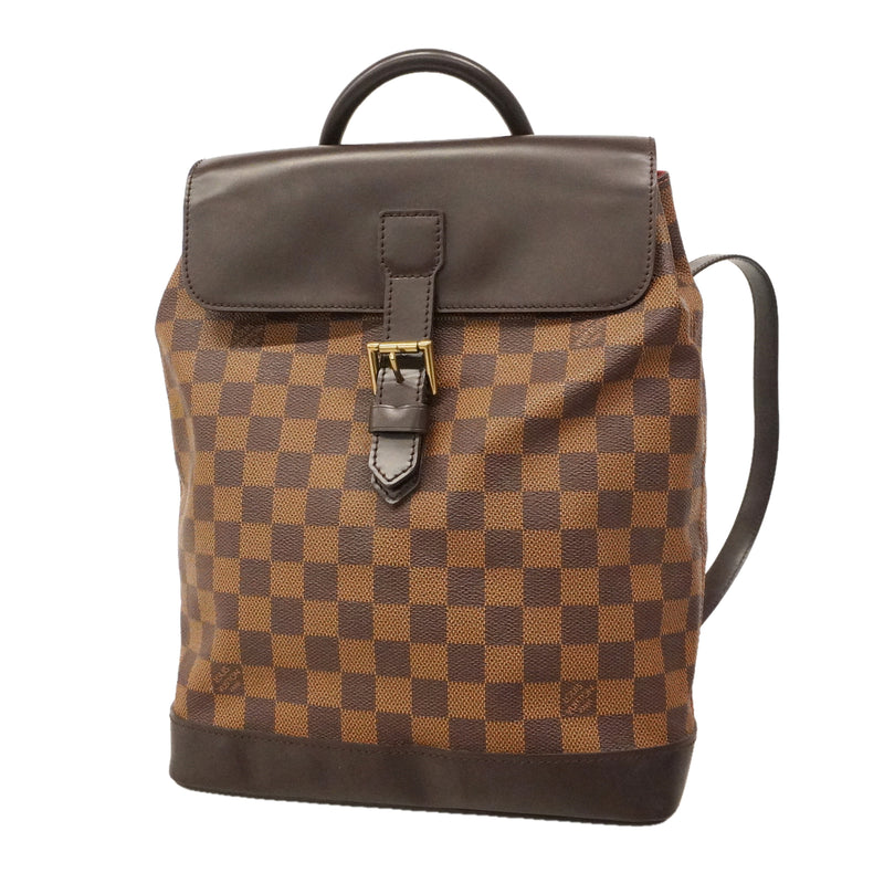 【6kd4736】ルイヴィトン リュック・デイパック ダミエ ソーホー N51132 エベヌ【中古】レディース