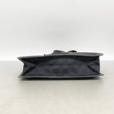 【6kd4748】グッチ ショルダーバッグ GGキャンバス 91762 キャンバス ブラック シルバー金具【中古】レディース