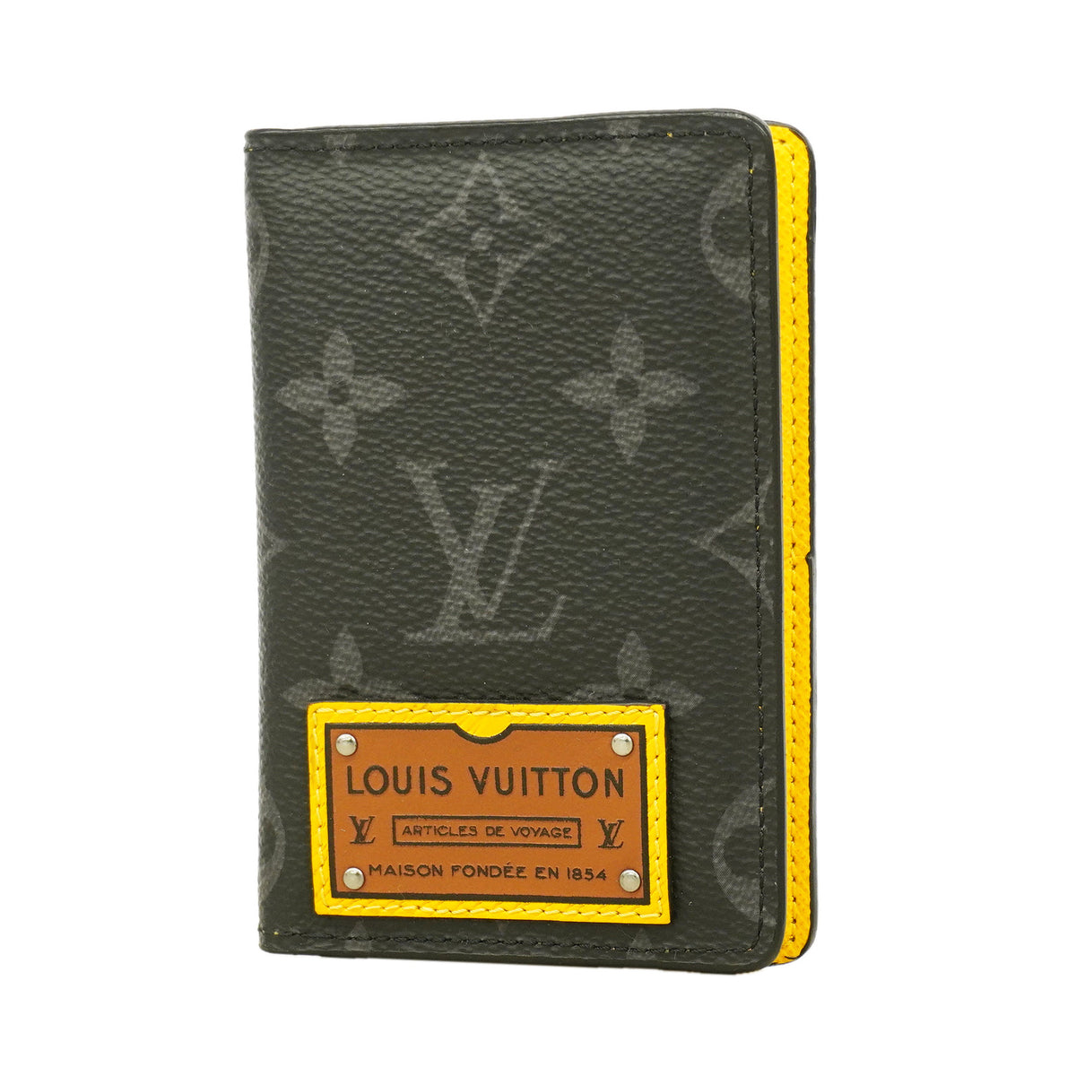 【6kd4758】ルイヴィトン カードケース モノグラム・エクリプス オーガナイザードゥポッシュ M69250 ブラック【中古】メンズ